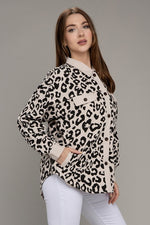 Load image into Gallery viewer, Leopard corduroy shacket
