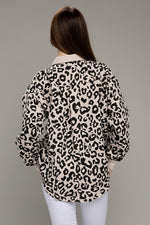 Load image into Gallery viewer, Leopard corduroy shacket
