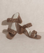 Load image into Gallery viewer, OASIS SOCIETY Savannah - Metallic Heel
