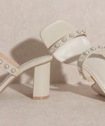 Load image into Gallery viewer, OASIS SOCIETY Victoria - Pearl Strap Heel
