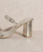 Load image into Gallery viewer, OASIS SOCIETY Victoria - Pearl Strap Heel
