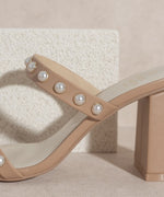 Load image into Gallery viewer, OASIS SOCIETY Victoria - Pearl Strap Heel
