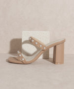Load image into Gallery viewer, OASIS SOCIETY Victoria - Pearl Strap Heel

