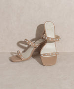Load image into Gallery viewer, OASIS SOCIETY Victoria - Pearl Strap Heel
