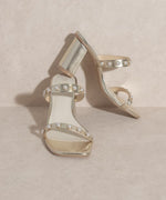 Load image into Gallery viewer, OASIS SOCIETY Victoria - Pearl Strap Heel
