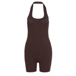 Load image into Gallery viewer, Sexy Halter Short Jumpsuit
