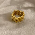Load image into Gallery viewer, Retro Personality Titanium Steel Chain Ring
