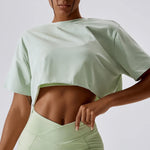Load image into Gallery viewer, Becca Sports Cropped Tee Shirt
