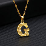 Load image into Gallery viewer, Initial Letters Gold-Plated Pendant Necklace

