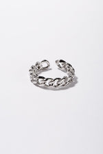 Load image into Gallery viewer, Daisy Woven Chain Adjustable Silver Ring
