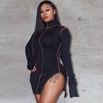 Load image into Gallery viewer, Split Stitching Dress

