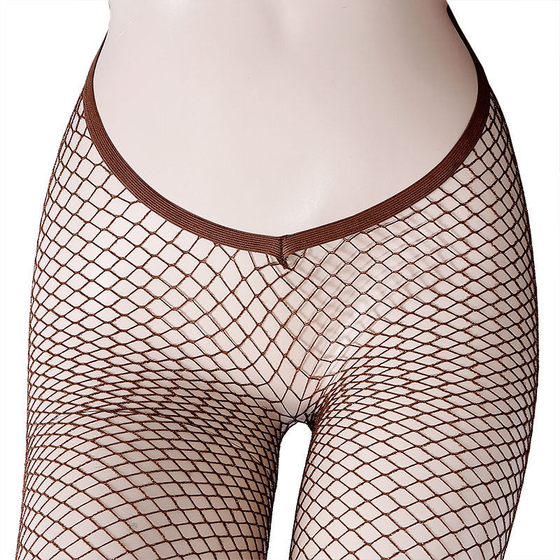 Juliette V-Waist V-Cut Fishnet Stockings