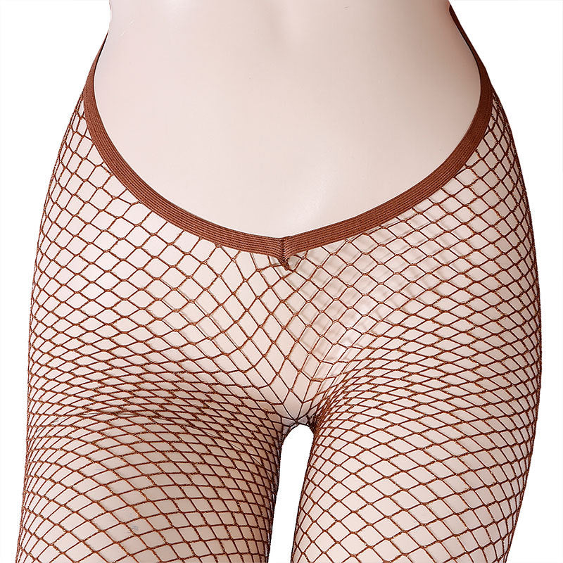 Juliette V-Waist V-Cut Fishnet Stockings