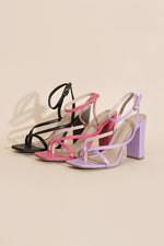 Load image into Gallery viewer, NILE-5 Thong Strappy Heels
