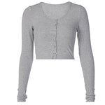 Load image into Gallery viewer, Harper Long-sleeved Button Sweater Top
