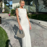 Load image into Gallery viewer, Alice Button Down Side Slit Long Dress
