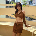 Load image into Gallery viewer, Elizabeth Camisole and High Waist Skirt
