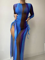 Load image into Gallery viewer, Nala Crewneck Cover-up Three-Pieces Bikini Set
