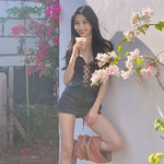 Load image into Gallery viewer, Gianna PU Leather Top and High Waist Skirt
