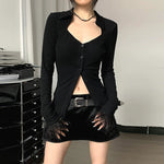 Load image into Gallery viewer, Everly Long Sleeves Feathers End Sweaters
