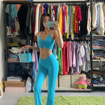 Load image into Gallery viewer, Lily Two-piece Wide-leg Pants Set
