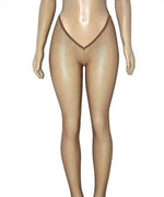 Load image into Gallery viewer, Juliette V-Waist V-Cut Fishnet Stockings
