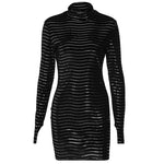 Load image into Gallery viewer, Bella Sequin Long Sleeve Mini Dress
