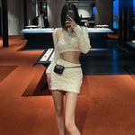 Load image into Gallery viewer, Aaliyah Sweater Skirt and Two-Piece Top
