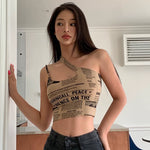 Load image into Gallery viewer, Maria Slanted Shoulder Camisole Top
