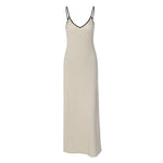 Load image into Gallery viewer, Serenity Deep V-neck Light Sweater Dress
