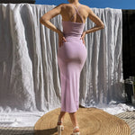 Load image into Gallery viewer, Kathy High Slit Slip Dress
