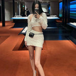 Load image into Gallery viewer, Aaliyah Sweater Skirt and Two-Piece Top
