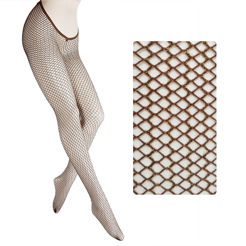 Juliette V-Waist V-Cut Fishnet Stockings