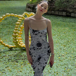 Load image into Gallery viewer, Iris Sheer Tie-Dye Print Long Dress
