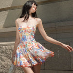 Load image into Gallery viewer, Audrey Colorful Floral Dress
