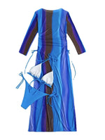 Load image into Gallery viewer, Nala Crewneck Cover-up Three-Pieces Bikini Set
