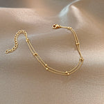 Load image into Gallery viewer, Alexia Gold Double-Layer Bracelet
