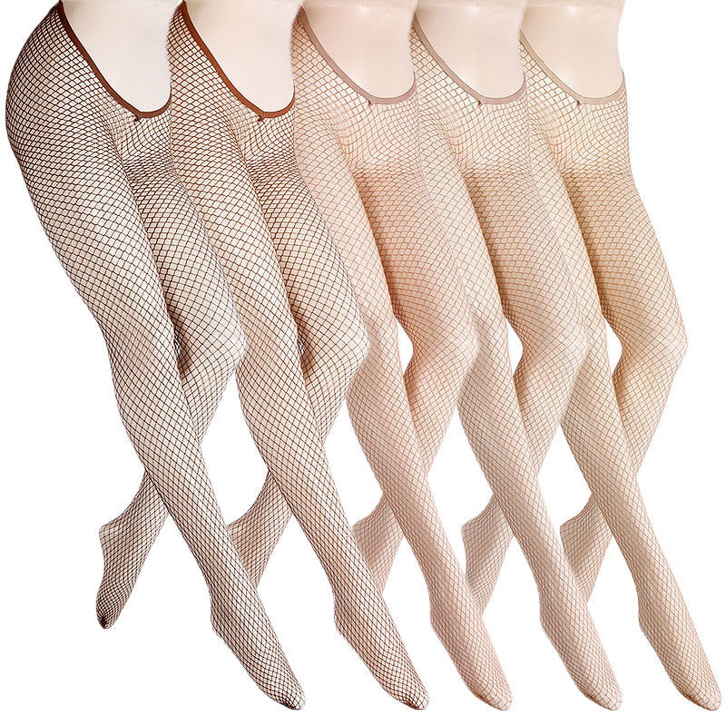 Juliette V-Waist V-Cut Fishnet Stockings