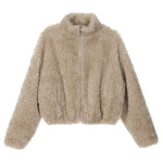 Load image into Gallery viewer, Amelia Imitation Fur Lamb Suit Coat
