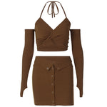 Load image into Gallery viewer, Elizabeth Camisole and High Waist Skirt
