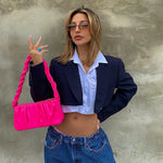 Load image into Gallery viewer, Ayla No Button Vest Crop Top
